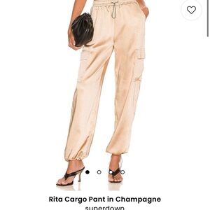 Super down, REVOLVE, cargo pants, color, gold size small